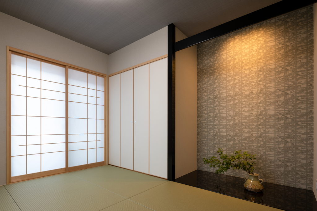 デザインされたモダン和風の和室